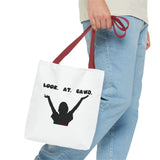 LOOK AT GAWD WHITE TOTE BAG