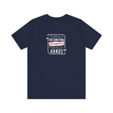 REACH FOR SOMETHING - WHITE RED UNISEX SHORT SLEEVE T-SHIRT