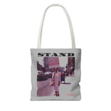 STAND - BLACK TOTE BAG