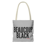 BEAUCOUP BLACK - BLACK UNISEX TOTE BAG