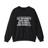 HEAL YOUR WOUNDS UNISEX SWEATSHIRT