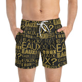 EAUX - GOLD SWIM TRUNKS