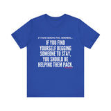 HELP THEM PACK UNISEX SHORT SLEEVE T-SHIRT