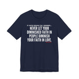 DIMINISHED FAITH UNISEX SHORT SLEEVE T-SHIRT