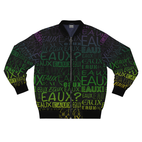 EAUX - MARDI GRAS AOP MEN'S BOMBER JACKET