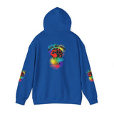 BLACK GAY PROUD FIST UNISEX HOODIE