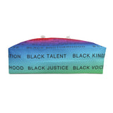 BLACK MAGIC RAINBOW BLACK  WEEKENDER BAG