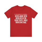 HECKLERS UNISEX SHORT SLEEVE T-SHIRT