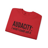 Audacity_Black UNISEX SWEATSHIRT