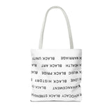 BLACK MAGIC - BLACK LETTERS TOTE BAG