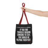 HELP THEM PACK TOTE BAG