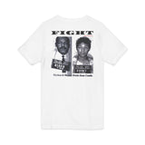 FIGHT - WHITE UNISEX V-NECK T-SHIRT