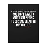 SPRING CLEANING CANVAS ART