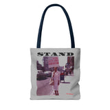 STAND - BLACK TOTE BAG