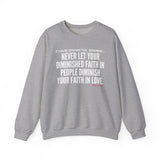 DIMINISHED FAITH UNISEX SWEATSHIRT