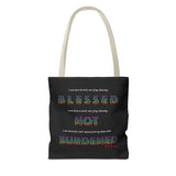 BLACK MAN RAINBOW TOTE BAG