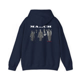 MARCH - WHITE UNISEX HOODIE