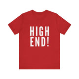 HIGH END WHITE UNISEX SHORT SLEEVE T-SHIRTS