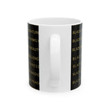 BLACK MAGIC - BLACK GOLD CERAMIC MUG BLACK 11oz, 15oz