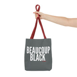 BEAUCOUP BLACK - WHITE TOTE BAG