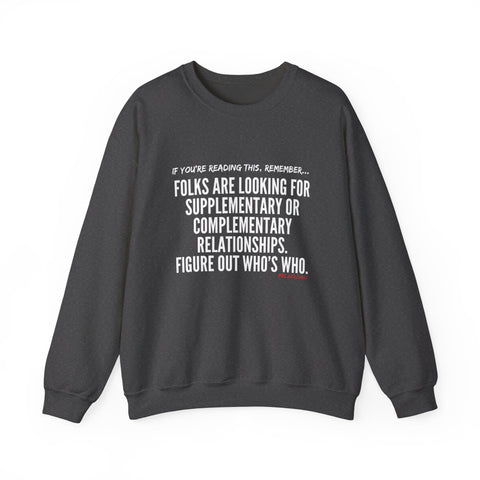 FIGURE OUT UNISEX SWEATSHIRT