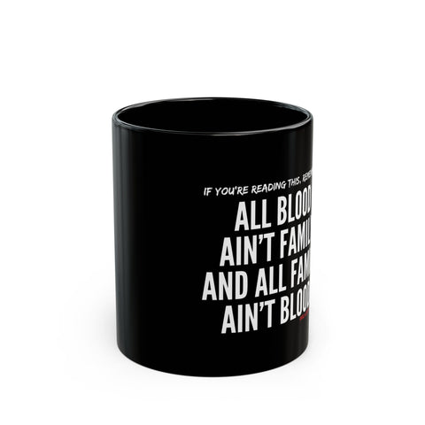 ALL BLOOD CERAMIC MUG BLACK 110Z 150Z