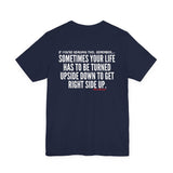 UPSIDE DOWN UNISEX SHORT SLEEVE T SHIRTS
