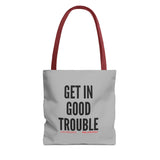GET IN GOOD TROUBLE - BLACK TOTE BAG