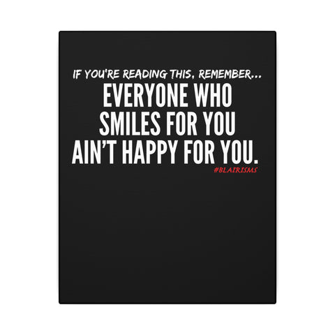 SMILES FOR YOU CANVAS ART