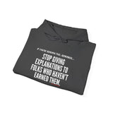 EXPLANATION UNISEX HOODIE