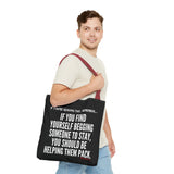 HELP THEM PACK TOTE BAG