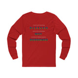 BLACK MAN RAINBOW UNISEX LONGSLEEVE T-SHIRTS