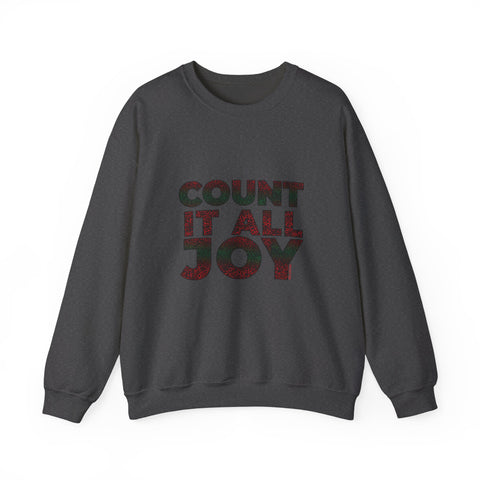 COUNT IT ALL JOY-RBG UNISEX SWEATSHIRTS