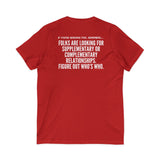 FIGURE OUT UNISEX V-NECK T-SHIRT