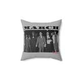MARCH - BLACK THROW PILLOW