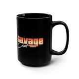 The #SAVAGECHATSERIES MUG 15 oz. - Gold