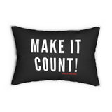 MAKE IT COUNT LUMBAR PILLOW