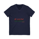 EAUX RBG UNISEX V-NECK T-SHIRTS