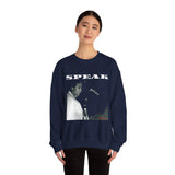 SPEAK - WHITE UNISEX SWEAT SHIRT