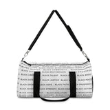 BLACK MAGIC - BLACK LETTERS DUFFEL  BAG