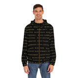 BLACK MAGIC - BLACK GOLD AOP ZIP HOODIE