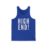 HIGH END WHITE UNISEX TANK TOP
