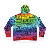 EAUX BLACK ON RAINBOW AOP PULLOVER HODIE