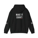 MAKE IT COUNT UNISEX HOODIE