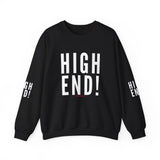 HIGH END WHITE UNISEX SWEATSHIRT
