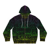 EAUX - MARDI GRAS AOP ZIP HOODIE