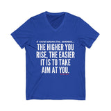 TAKE AIM UNISEX V-NECK T-SHIRT