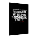 SPRING CLEANING CANVAS ART