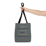 BLACK QUEER RAINBOW TOTE BAG