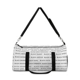 BLACK MAGIC - BLACK LETTERS DUFFEL  BAG